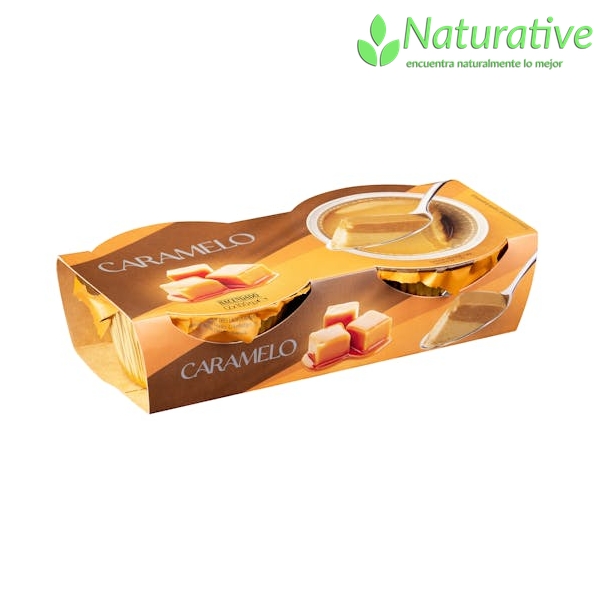 Precio y alternativas del flan bicapa caramelo Hacendado